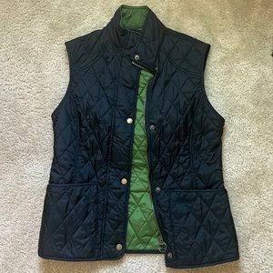 Barbour Size 4 Black Vest